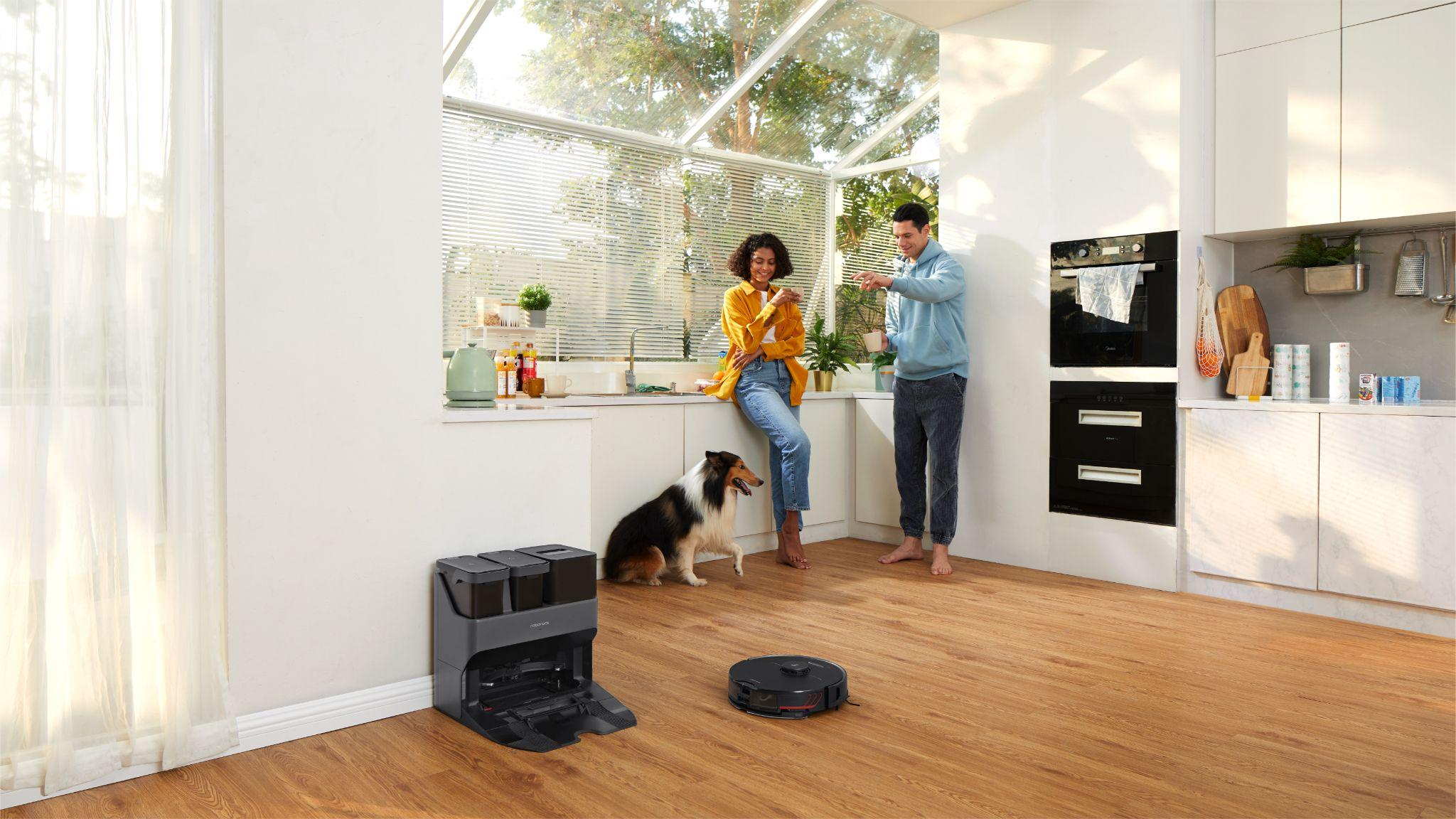 Robot Aspirateur Laveur 3 En 1 Navigation Intelligente Robot Aspirateur Laveur 3 En 1 - Navigation Intelligente - Ultra Mince - Idéal Poils Animaux - 100 Min Autonomie Aspirateur Robot 3 En 1