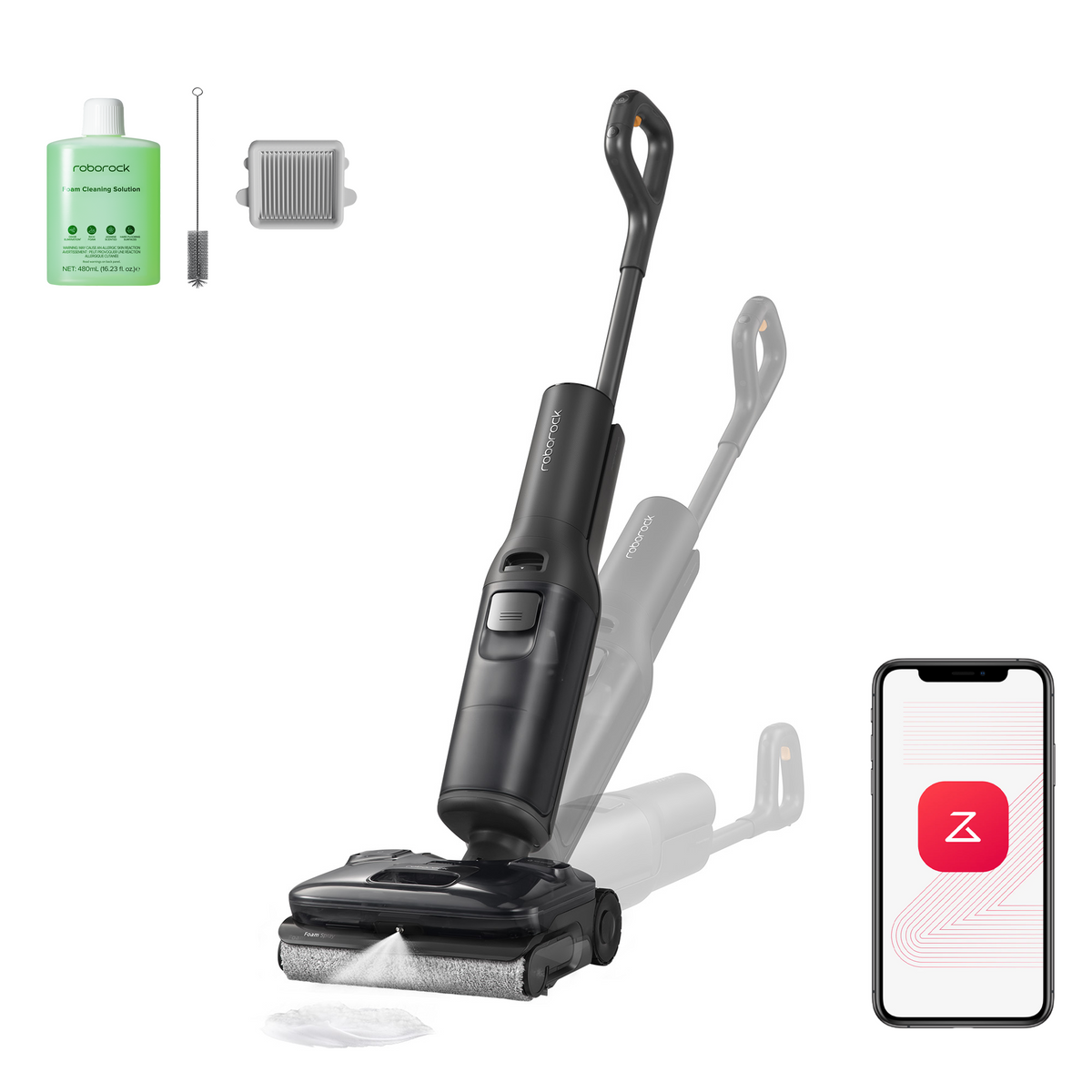 Aspirateur laveur Roborock F25 ACE Pro avec nettoyage JetFoaming™ | Roborock Official Store