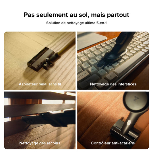 Roborock F25 Combo & F25 ACE Combo 5-en-1 aspirateur laveur sans fil sec et humide