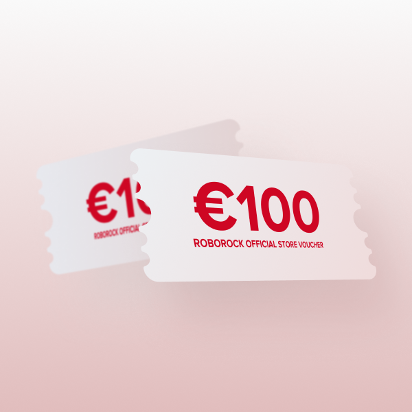 5 gagnants recevront un bon d’achat de 100 € pour la boutique officielle Roborock