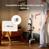 Sacs à poussière de rechange pour aspirateur Roborock H50 Ultra et H60 Hub Pro, avec filtre ultra-fin capturant les poussières fines, matériau résistant aux déchirures et conception facile à installer