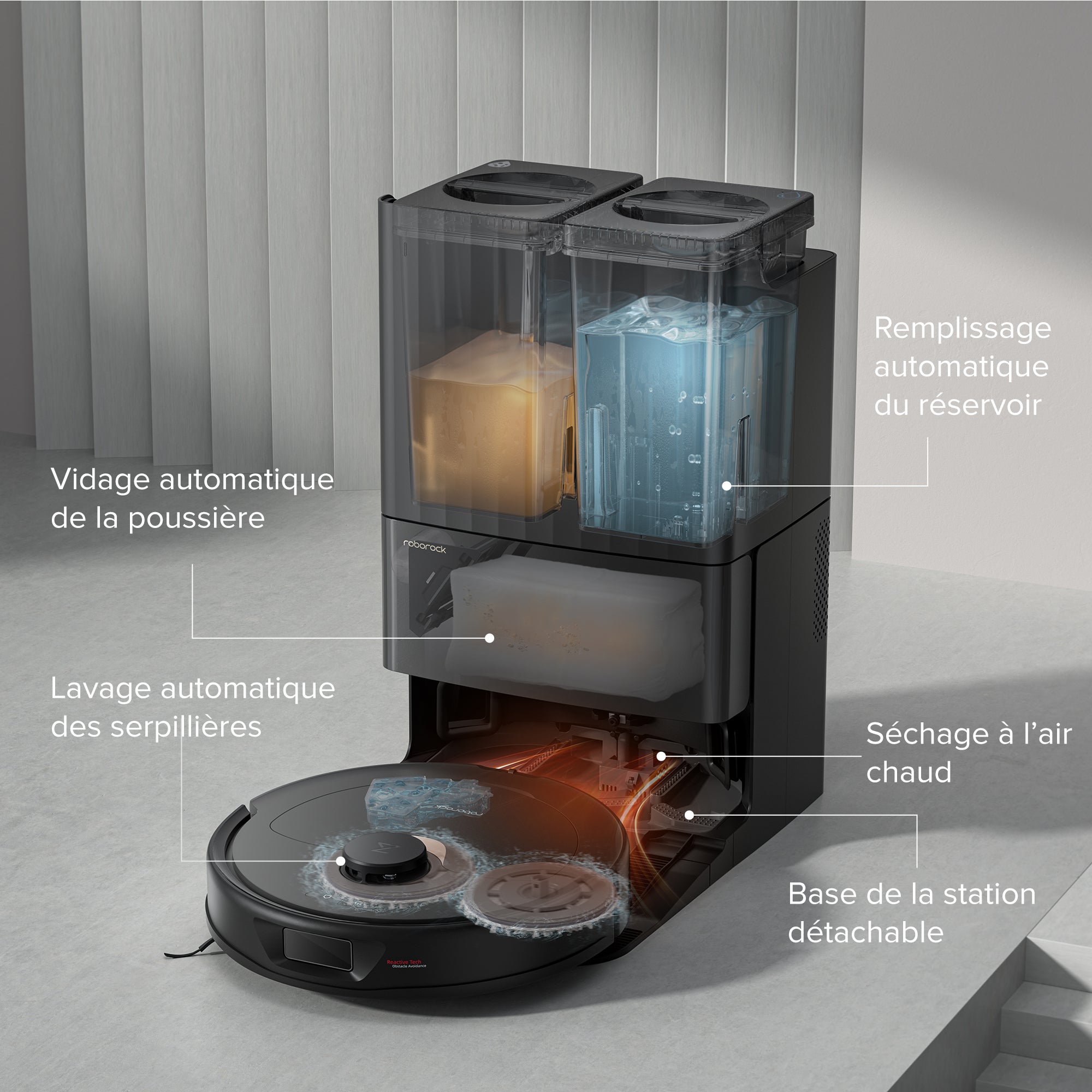 Roborock Q Revo : Le robot aspirateur-laveur innovant en un coup d'œil