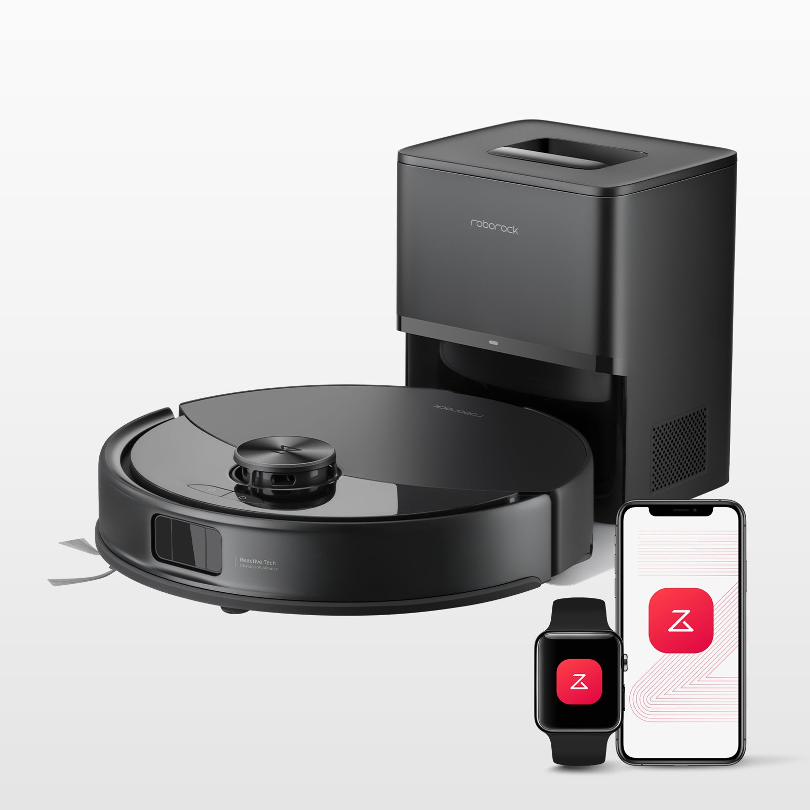 Roborock Q10 S5+ robot aspirateur laveur de VibraRise 2.0 avec avec station de vidage automatique