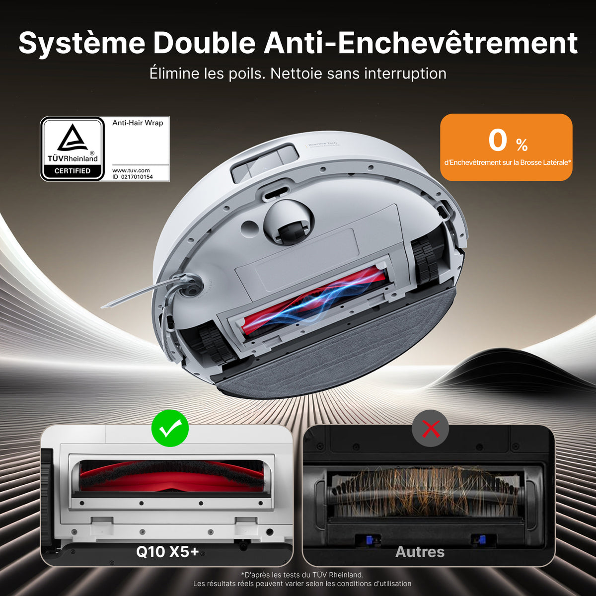Accessoires voor Roborock Q10 X5/Q10 X5 stofzuiger, 2 hoofdborstels, 6 Accessoires voor Roborock Q10 X5/Q10 X5 stofzuiger, 2 hoofdborstels, 6