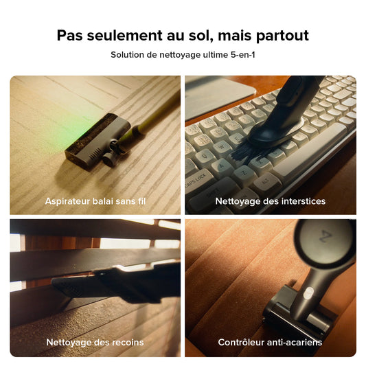 Roborock F25 Combo & F25 ACE Combo 5-en-1 aspirateur laveur sans fil sec et humide
