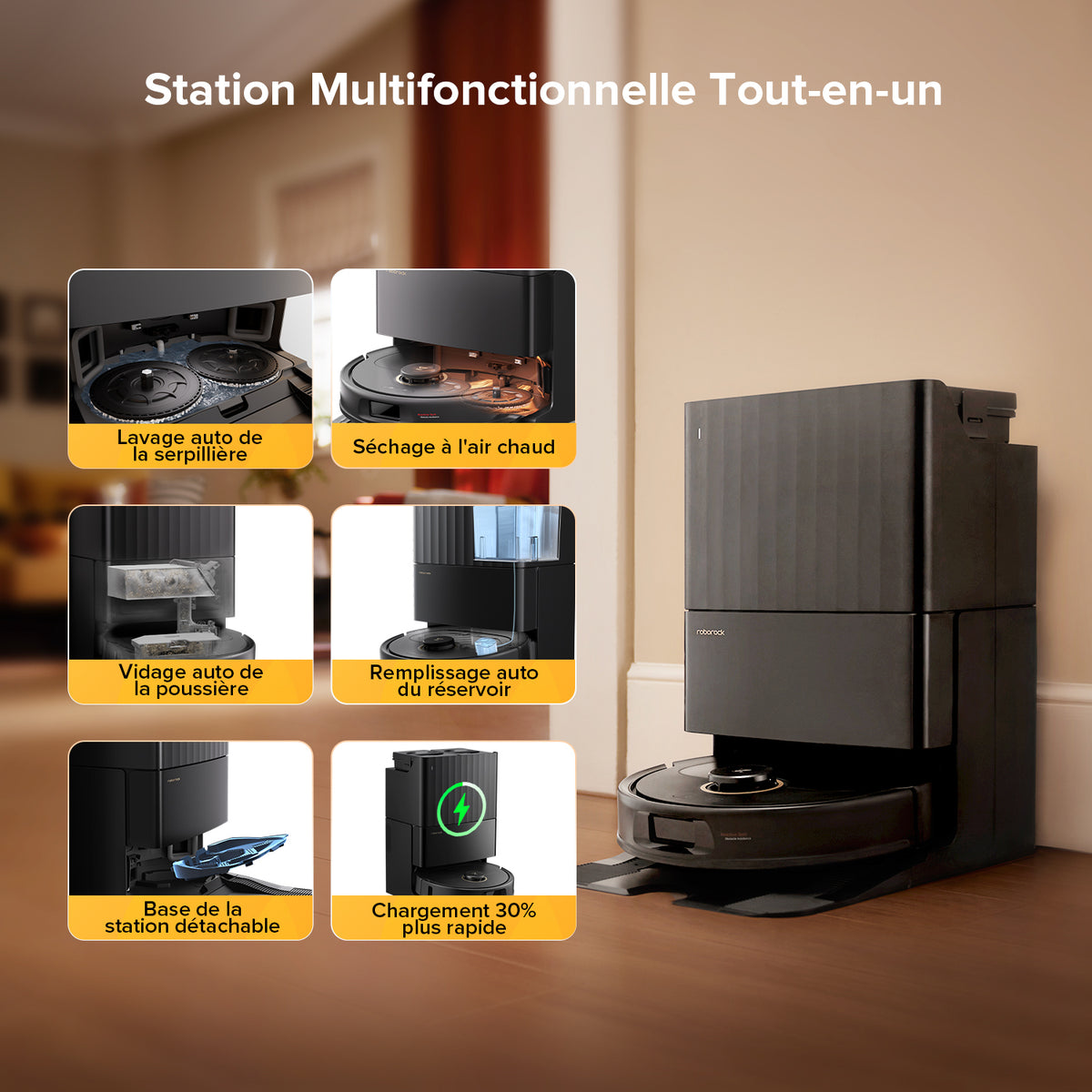 Roborock Qrevo S5V ( Qrevo Pro Amélioré ) Robot Aspirateur Laveur Avec | Roborock Official Store