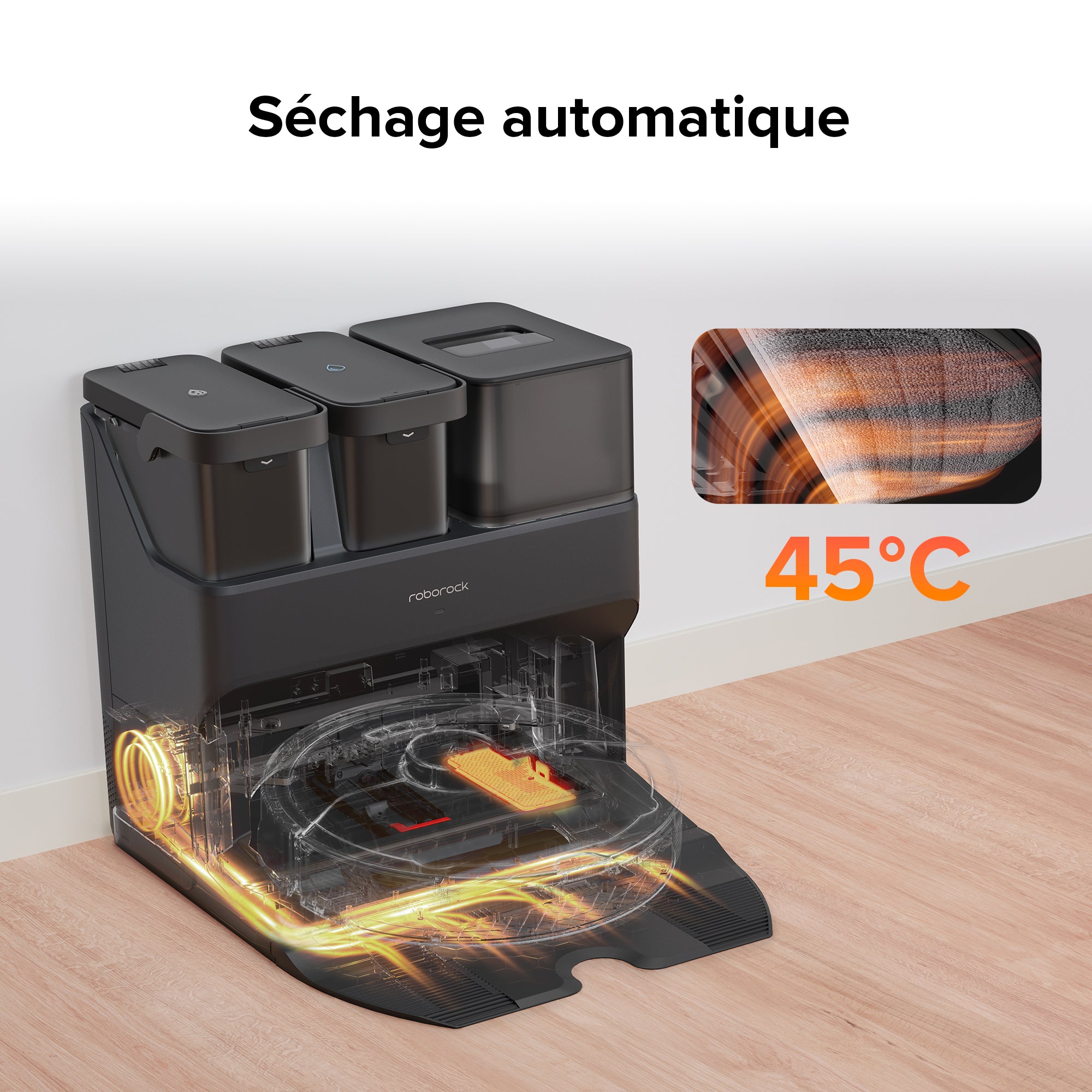 420€ sur Roborock S7 Max Ultra Robot Aspirateur Noir avec 2PCS