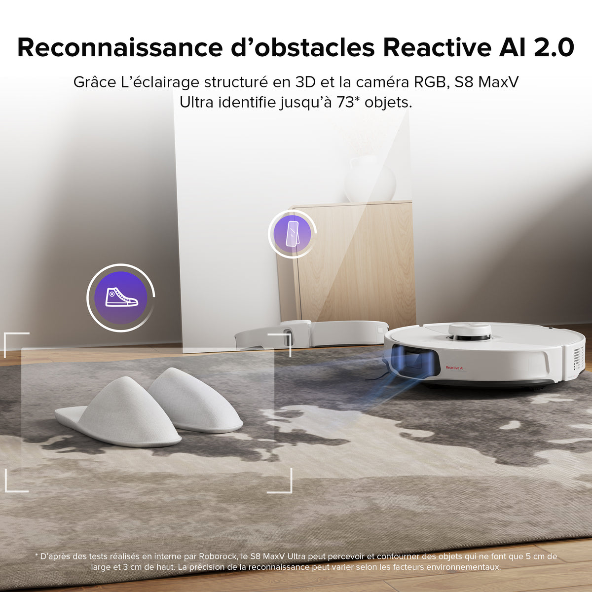 Roborock S8 MaxV Ultra aspirateur robot laveur avec Station