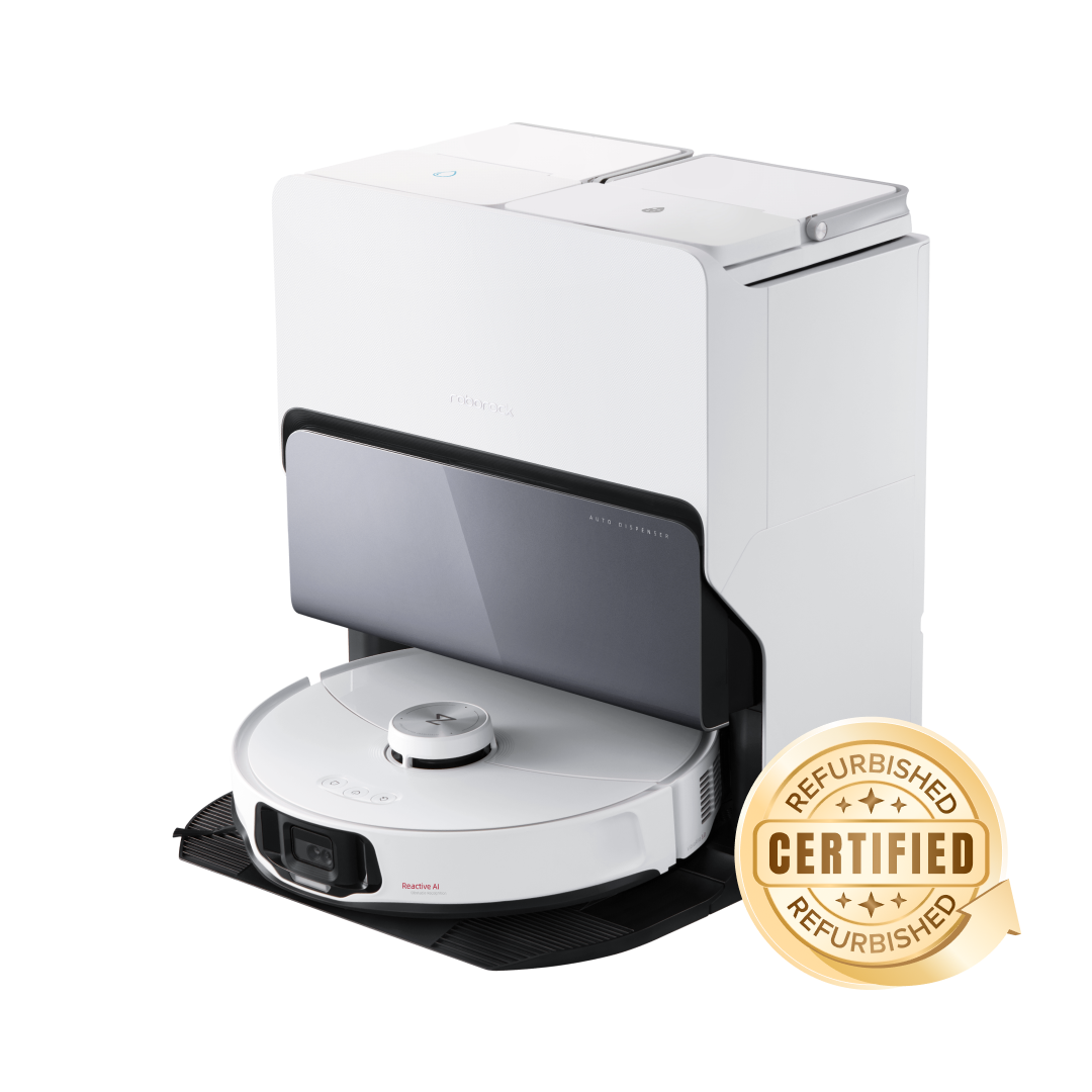 Roborock S8 MaxV Ultra aspirateur robot laveur avec Station RockDock® Ultra 8-en-1