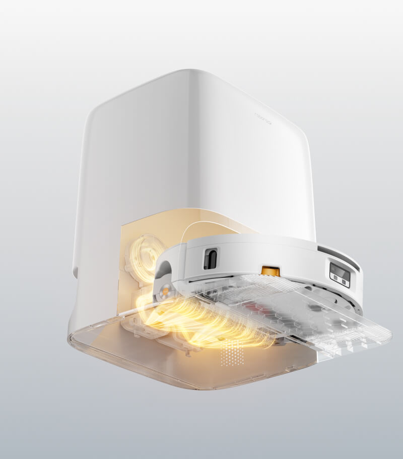Séchage par de l’air chaud à 63 °C