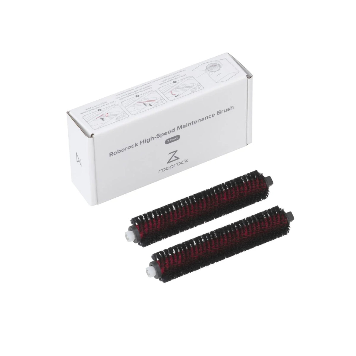 Brosses De Nettoyage Pour Aspirateur Robot Roborock S8/S7 MaxV Ultra Etc. - Lot De 2, Poils Haute Densité